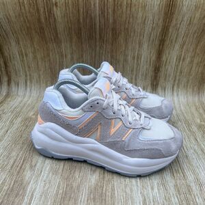 New Balance 57/40 Women's Size 6 B Angora Light Mango Shoes Sneakers W5740HN1